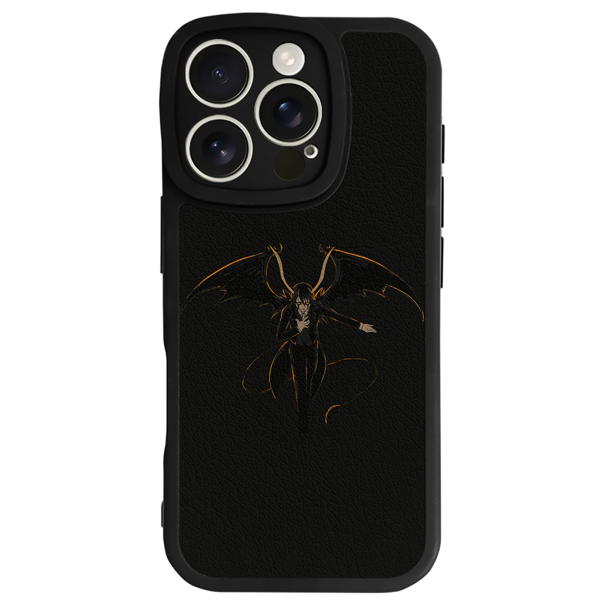 （画像用） ブリーチ ウルキオラ·シファー BLEACH Ulquiorra cifer 【iPhone 16シリーズ対応】シリコンスマホケース（レザー調） 材質：シリコン